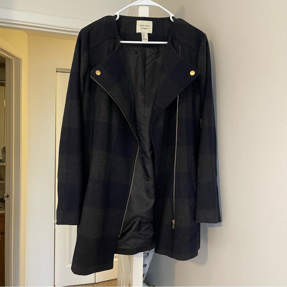 Forever 21 plated jacket coat S